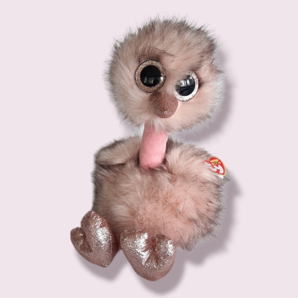 XL Ty Beanie Boo Henna Ostrich 21" plush. RARE